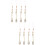8Pcs Durable Phone Strap Pendant Assorted Color Mobile Phone Decor 7
