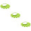 3Pièces Casques Bain Enfant Vert Protection Yeux Oreilles Élastique 9