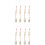 8Pcs Durable Phone Strap Pendant Assorted Color Mobile Phone Decor 5