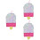 3Pièces Pinata Suspendue Glace Décoration D'été 7