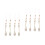 8Pcs Durable Phone Strap Pendant Assorted Color Mobile Phone Decor 4