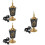 3Pièces Brûleur D'encens Vintage Électrique Pour Décor Maison 8