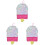 3Pièces Pinata Suspendue Glace Décoration D'été 3
