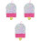 3Pièces Pinata Suspendue Glace Décoration D'été 4
