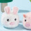 2Pièces Peluche Animale Décorative Blanche Jouet Mécanique 4