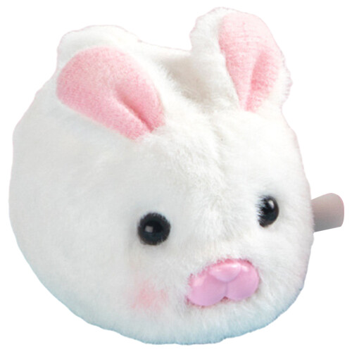 2Pièces Peluche Animale Décorative Blanche Jouet Mécanique 1