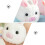 2Pièces Peluche Animale Décorative Blanche Jouet Mécanique 9