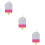 3Pièces Pinata Suspendue Glace Décoration D'été 10