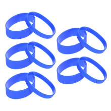 40Pièces Rubans Thermorésistants Silicone Bleu Pour Sublimation DIY