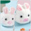 2Pièces Peluche Animale Décorative Blanche Jouet Mécanique 7