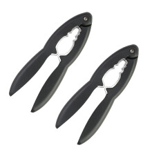 4Pcs Black Nutcrackers for Walnuts Pecans Nutshell Opening