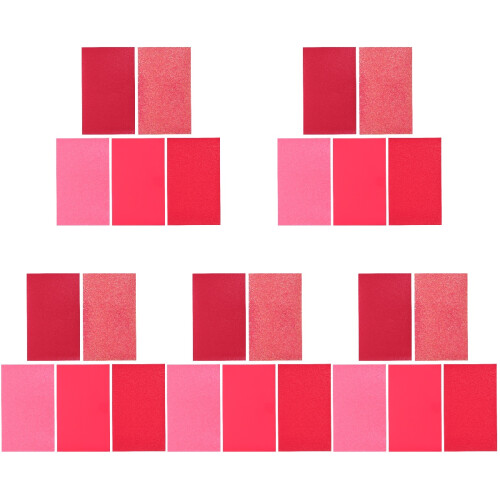25Pièces Cuir PU Coloré Pour Projets DIY Couture 1