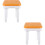 2Pièces Repose-Pieds Sturdy Pour Mobilier Maison 8