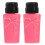 4Pièces Flacons Compact Rose Pour Produits Beauté 1