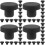 80Pièces Stoppeurs Silicone Noir Pour Trou Design Résistant 6