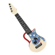 3Pièces Ukulélés Enfant Rouge Plastique Nylon Instrument Éducatif