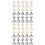 60Pièces Pince-Notes Triangulaires En Alliage D'aluminium Multicolores 6