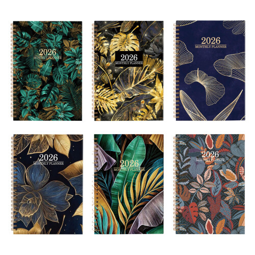 Planificateur de fleurs 2026, carnet de notes à double-Type 6 1