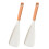 Cuillère de cuisine en Silicone, outil de cuisine-Blanc 1