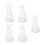 Flacons triangulaires en plastique transparent avec-250ml 1