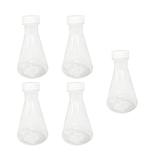 Flacons triangulaires en plastique transparent avec-250ml