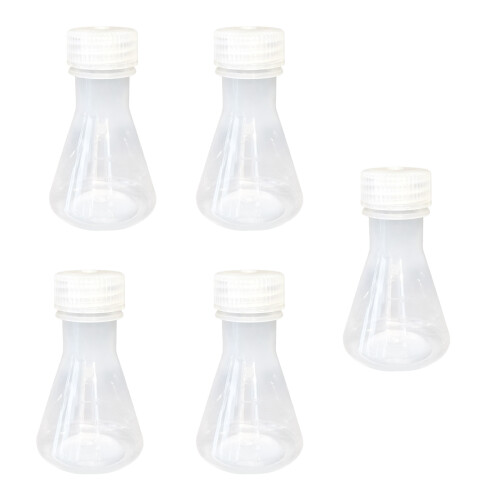 Flacons triangulaires en plastique transparent avec-50ml