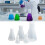 Flacons triangulaires en plastique transparent avec-250ml 3