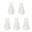Flacons gradués en plastique transparent polyvalents avec-500ml 1
