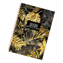 Planificateur de fleurs 2026, carnet de notes Ă double-Type 6
