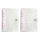 Couverture de reliure à anneaux en PVC transparent,-Violet 1