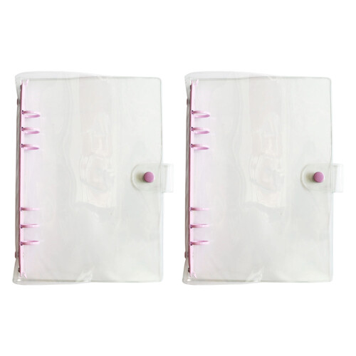 Couverture de reliure à anneaux en PVC transparent,-Violet