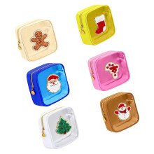 Lot de 6/12 pochettes compactes zippées étanches pour-1
