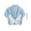 Bonnet de bain en Microfibre doux et confortable, chapeau-Bleu 3