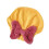 Serviette de séchage de cheveux en Microfibre, bonnet de-Jaune 1