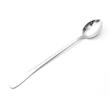 Elegant Design Iced Tea Spoon, Stainless Steel Heavy Duty Beverage Stirrer, Perfect Size for Beverages, Long Handle Food-Grade Material for Home