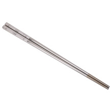 Elegância sustentável à mesa de jantar: pauzinhos com cabo quadrado sólido e estojo de tecido não tecido, perfeitos para uma variedade de pratos