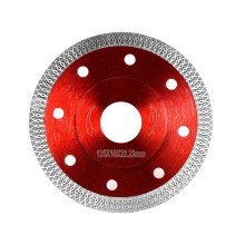 Hoja de sierra de diamante de 125 mm, matriz de diamante de alto rendimiento para un rendimiento duradero y un astillado mínimo, compatibilidad