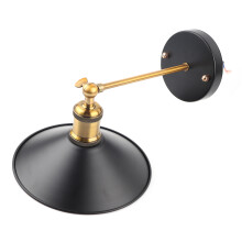 Rustieke antieke wandlamp, draagbaar en draadloos, biedt flexibiliteit voor studeerkamer en eetkamer.