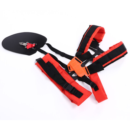 Adjustable String Trimmer Harness Professional Trimmer Full Harness Fatigue Reducing Trimmer Strap Universal Garden Tool Strap M Shaped Design Soft 2