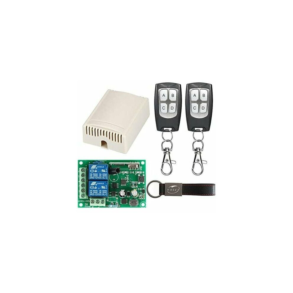 433Mhz Wireless Rf Switch, Universal Remote Controller For Garage Door Opener, Home Security Devices With Easy Installation And Signal Penetration, 9433291741542