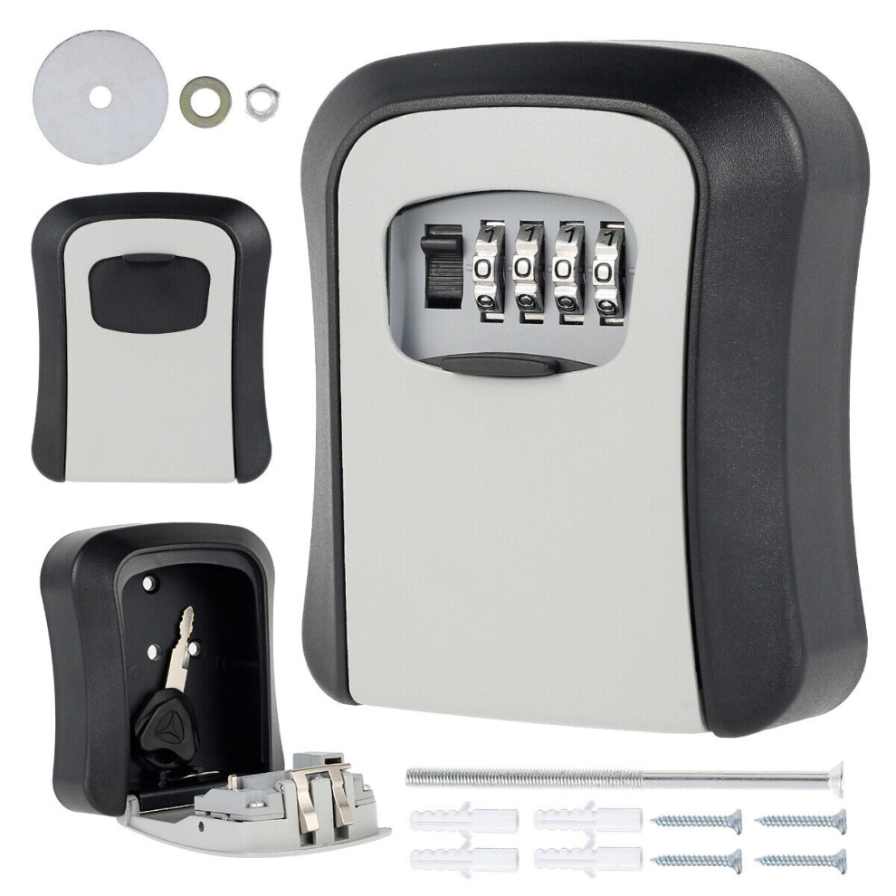 Key Safety Vault, Key Lock Box With Re-Settable Code And High Security, Durable Material And Waterproof For Wide Application 9405630633252