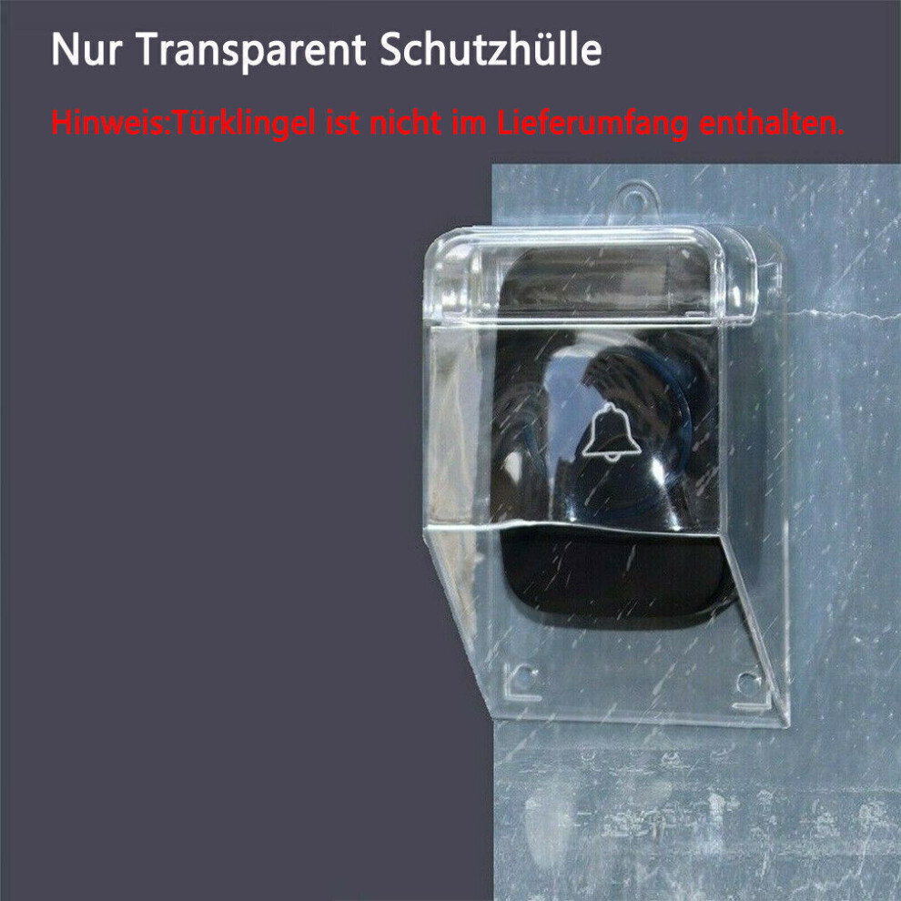 Weatherproof Protector For Outdoor Door Access, Sturdy Material Ensures Longevity, Waterproof Design Keeps Your Doorbell Dry And Functional, Designed 9340959610235