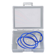 Elastic Rings Hearing Aids Clip Anti Lost Lanyard Protection Rope Sturdy Lightweight Easy Fixing Wide Uses Gardening Sports Travel Transparent Blue