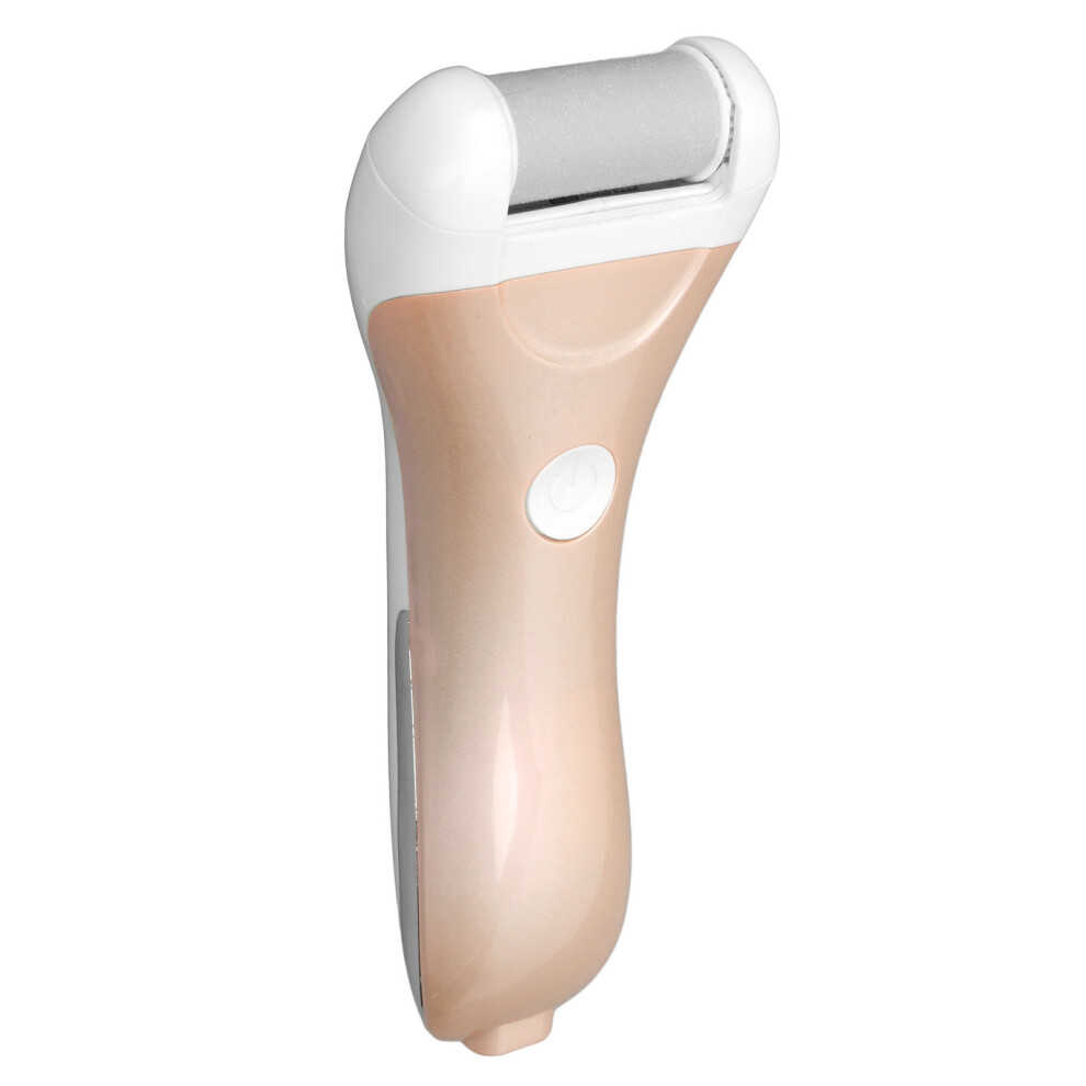 Rechargeable Electric Feet Callus Remover with 2 Roller Heads Waterproof 1200mAh Champagne