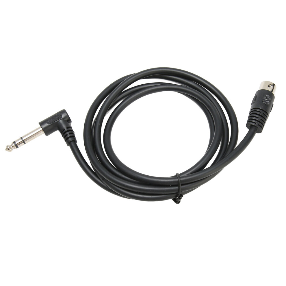 4.9Ft Right Angle 6.35Mm To Midi 5Pin Cable For Professional Sound Gear 5071371918817