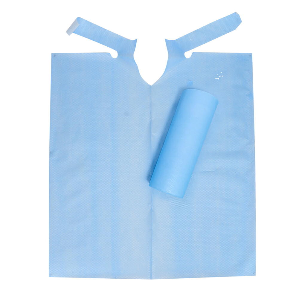 Disposable Scarf Bibs With Natural Curls And Ergonomic Design Wear Resistant Tear Resistant For Medical Beauty Treatments Flexible And Safe