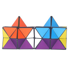 Infinity Combo Puzzle Toy, Geometric, Colorful, 5.5cm for Kids 6+