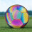 Leuchtender reflektierender Fußball, leuchtender 7