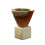 Tazza in ceramica da 200 mL con base - Blu, Marrone, Multicolore 1