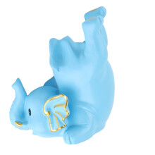 Creative Small Elephant Glasses Shelf Resin Holder - Light Blue, Yellow, Dark Blue